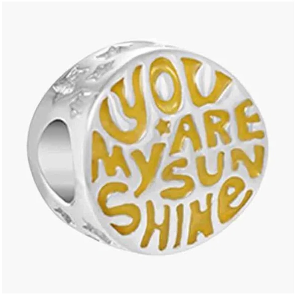 Chamilia You Ate My Sunshine Charm Bead Ss New